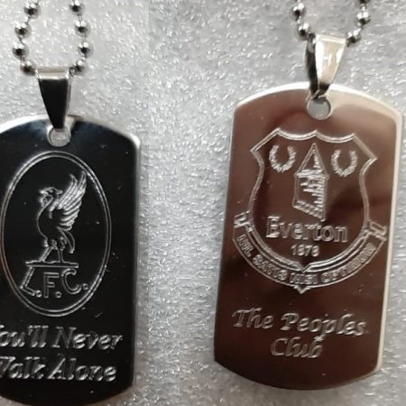 Football Dog Tag - with message