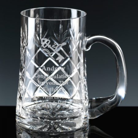 Tankard with personalised message