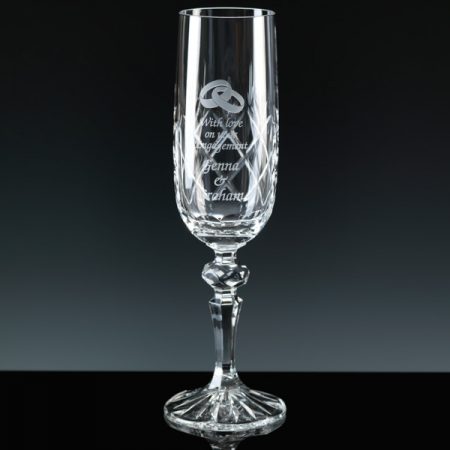 Champagne Flute with personalised message