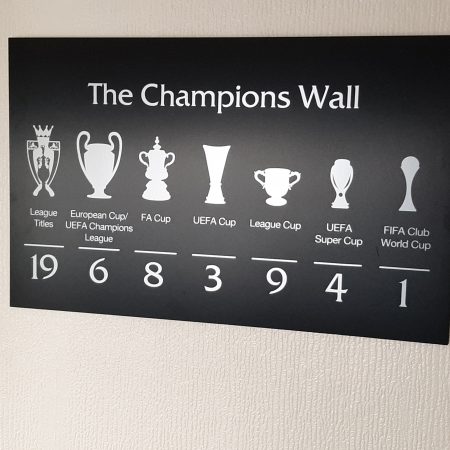 Liverpool FC Champions Wall Plaque