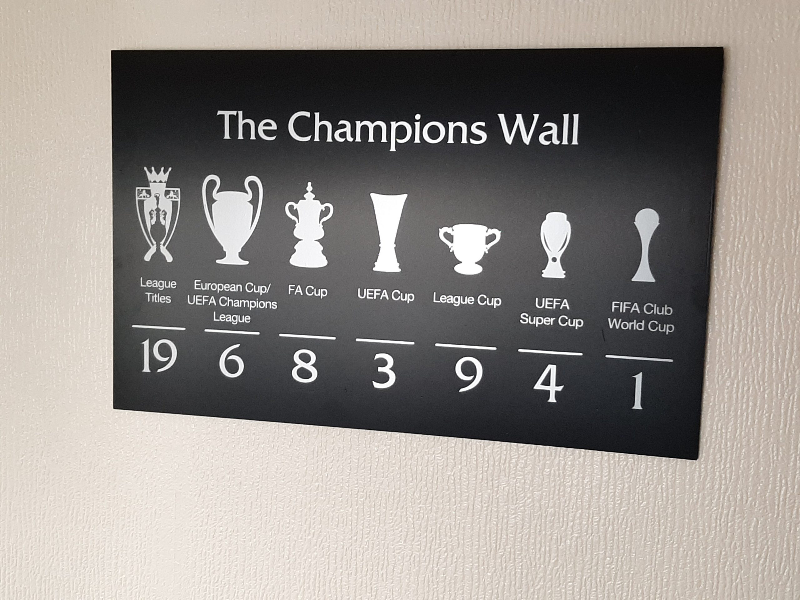 Liverpool FC Champions Wall Plaque - Alan Roberts Engravers